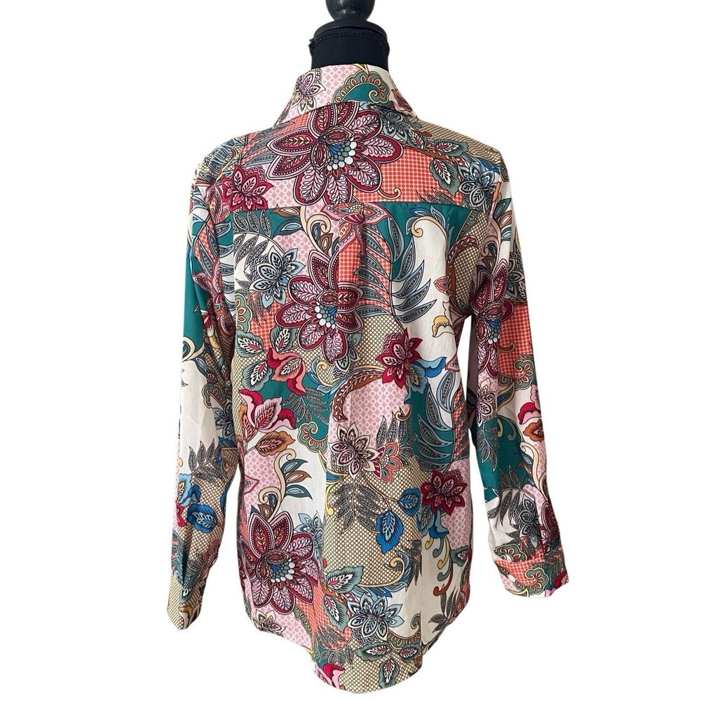 CherryBetty Paisley L/S Blouse/Top Small - Picture 6 of 12